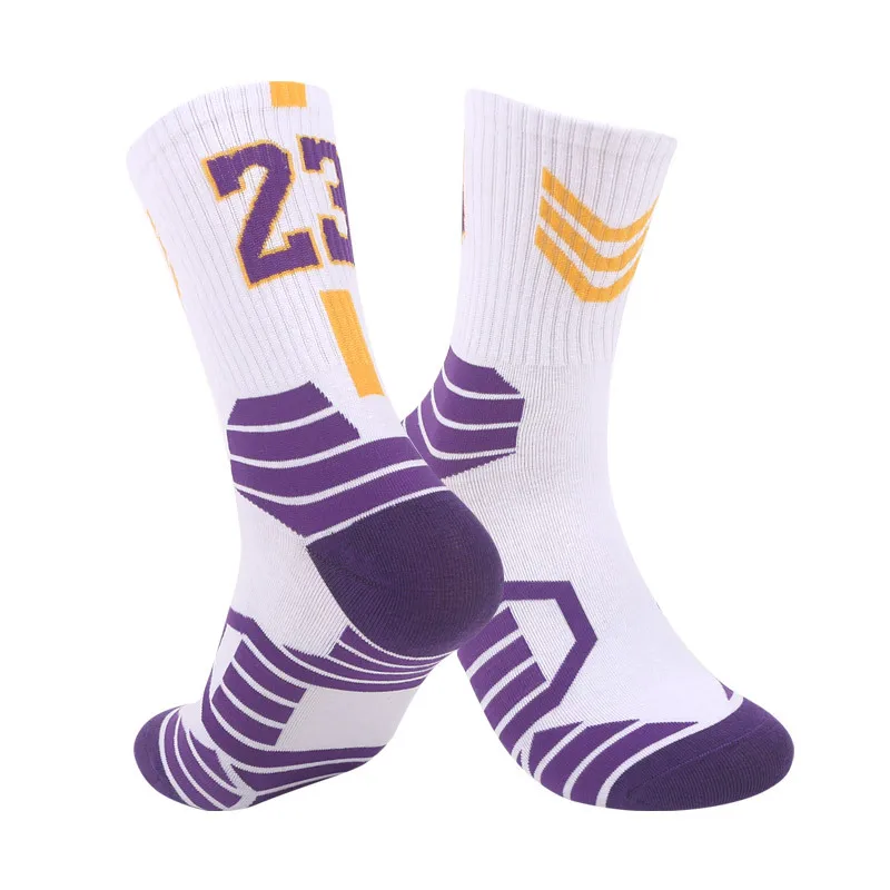 Professional Basketball Socks Sport For Kids Men Outdoor Cycling Running Climbing Fast-drying Breathable Adult Non-Slip 23 24
