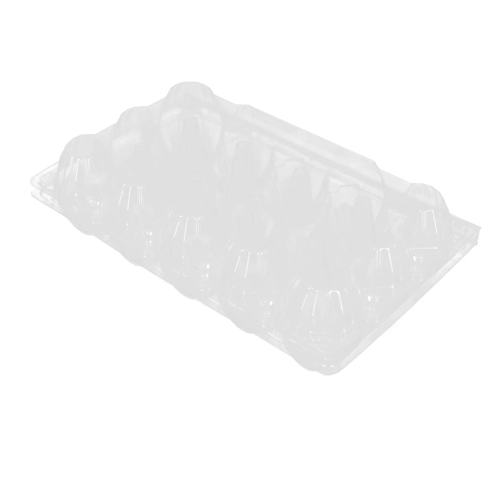 

10pcs Transparent Boxes Plastic Storage Holder Portable Egg Container For Camping Kitchen Organizer Household Egg Case Outdoor