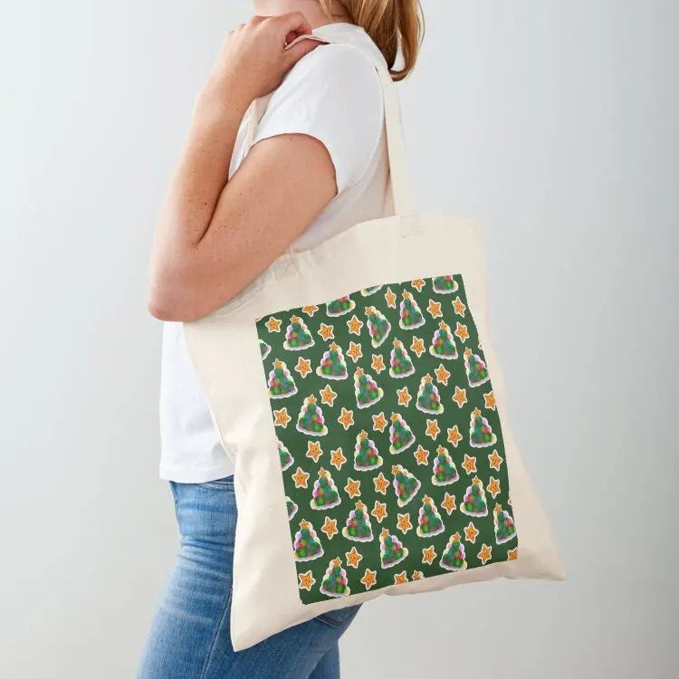 

Yarn-y Christmas Tree - Dark Green Tote Bag canvas shopping bag shopping bag logo tote screen Shopping bags