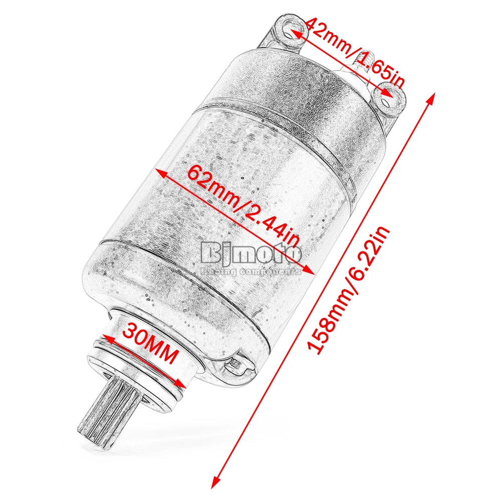Motorrad-Anlasser für K&TM RC390 RC250 2015-2016 250 390 Duke ABS 90240001044 für Access AMS Mini Sport 110 AKO-P110527 – Detail 3