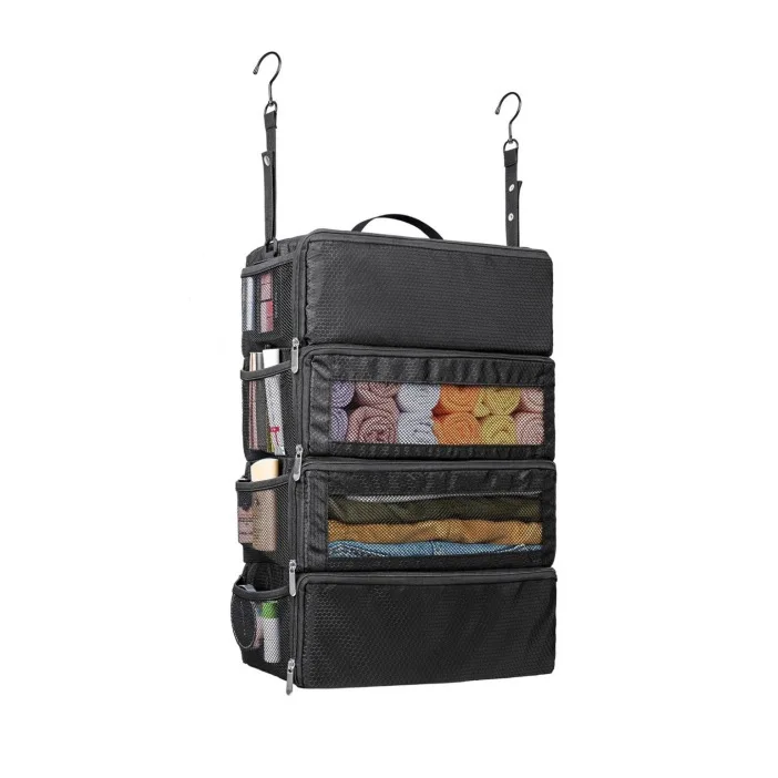 

New Multi-layer Luggage Hanging Storage Bag Large-capacity Business Trip Foldable Multi-functional Clothing Storage Bag