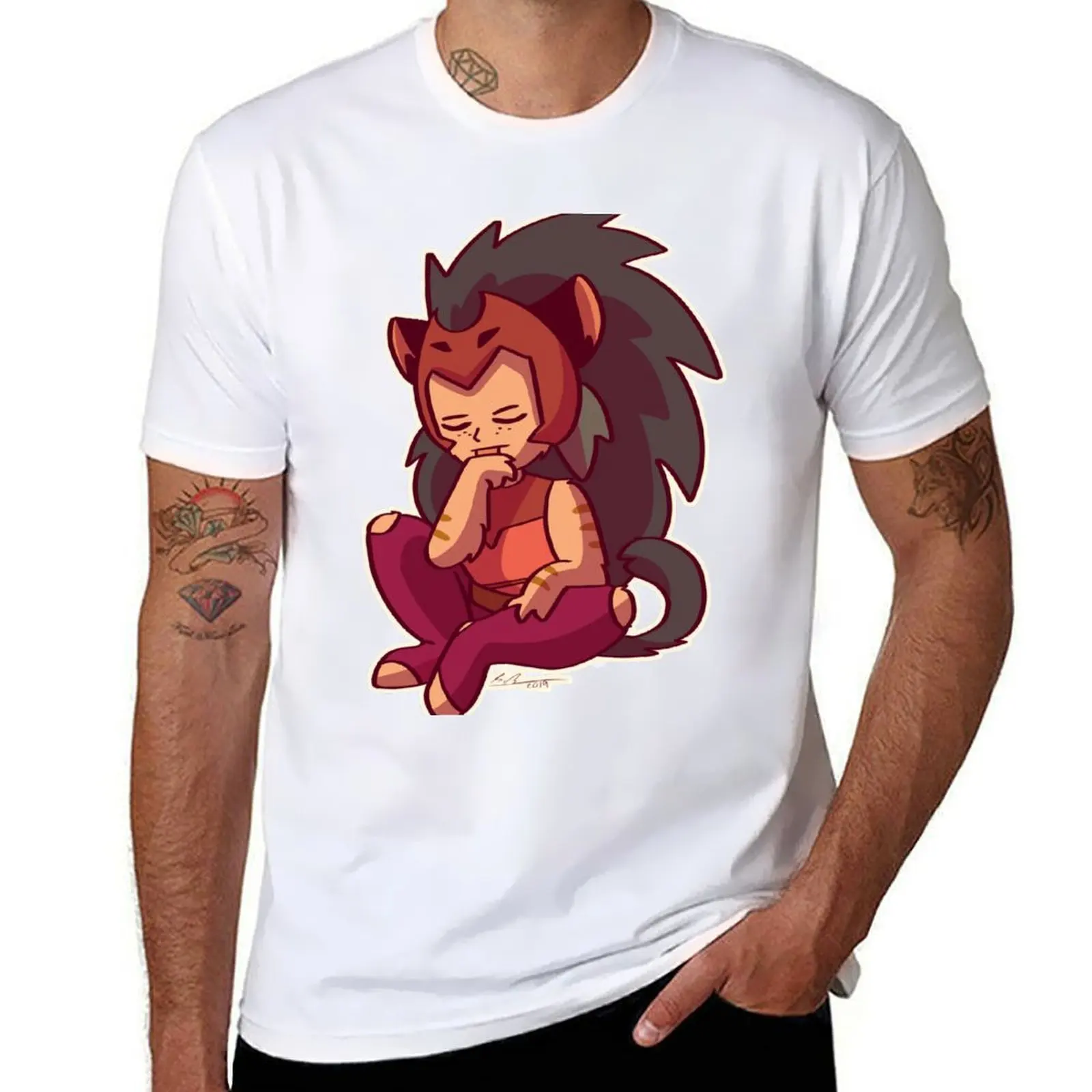 

Catra Chibi T-Shirt cotton t shirts high quality anime t shirts for man T-Shirt