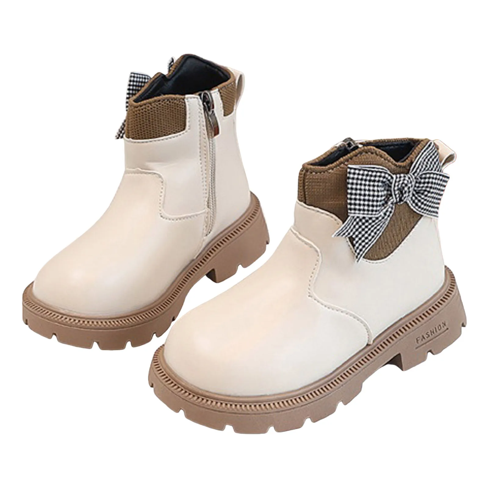 

Winter Warm Boots For Girls Fashion Ankle Boots Plush Lined Winter Martins Shoes Comfortable Casual Daily Wear