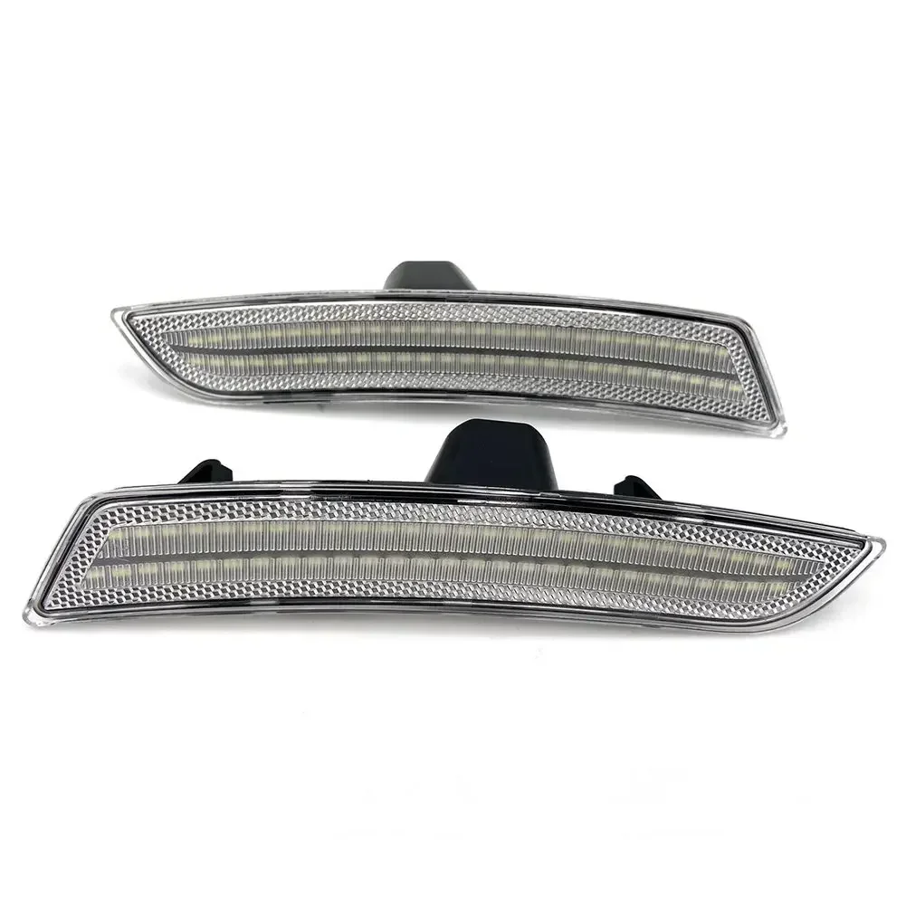 Clear Lens LED Side Marker Lights White Color Improved Safety and Visibility Fits For C TS ATS 20152020