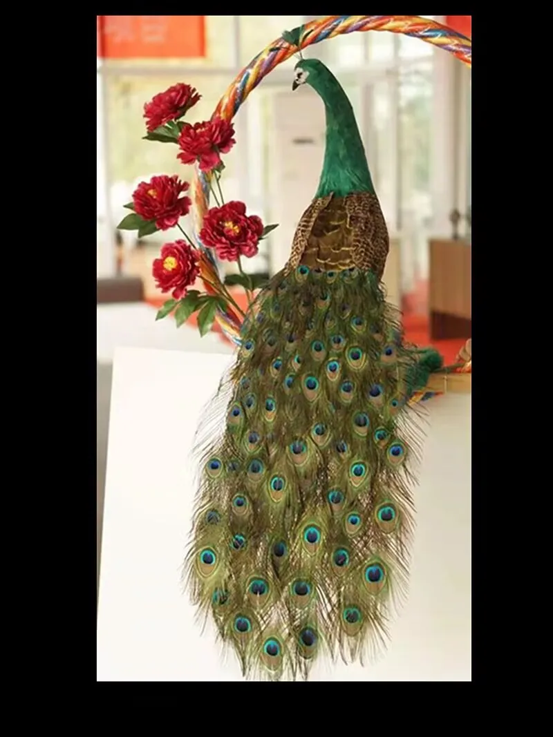 beautiful simulation peacock model foam&feather green peacock gift about 120cm xf2921