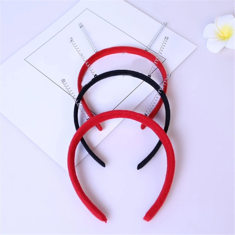 10pcs Plastic Headband Hair Head Hoop Headband Hair Band Coloful Headwear for Blank Base Setting Hair Jewelry DIY Accessories