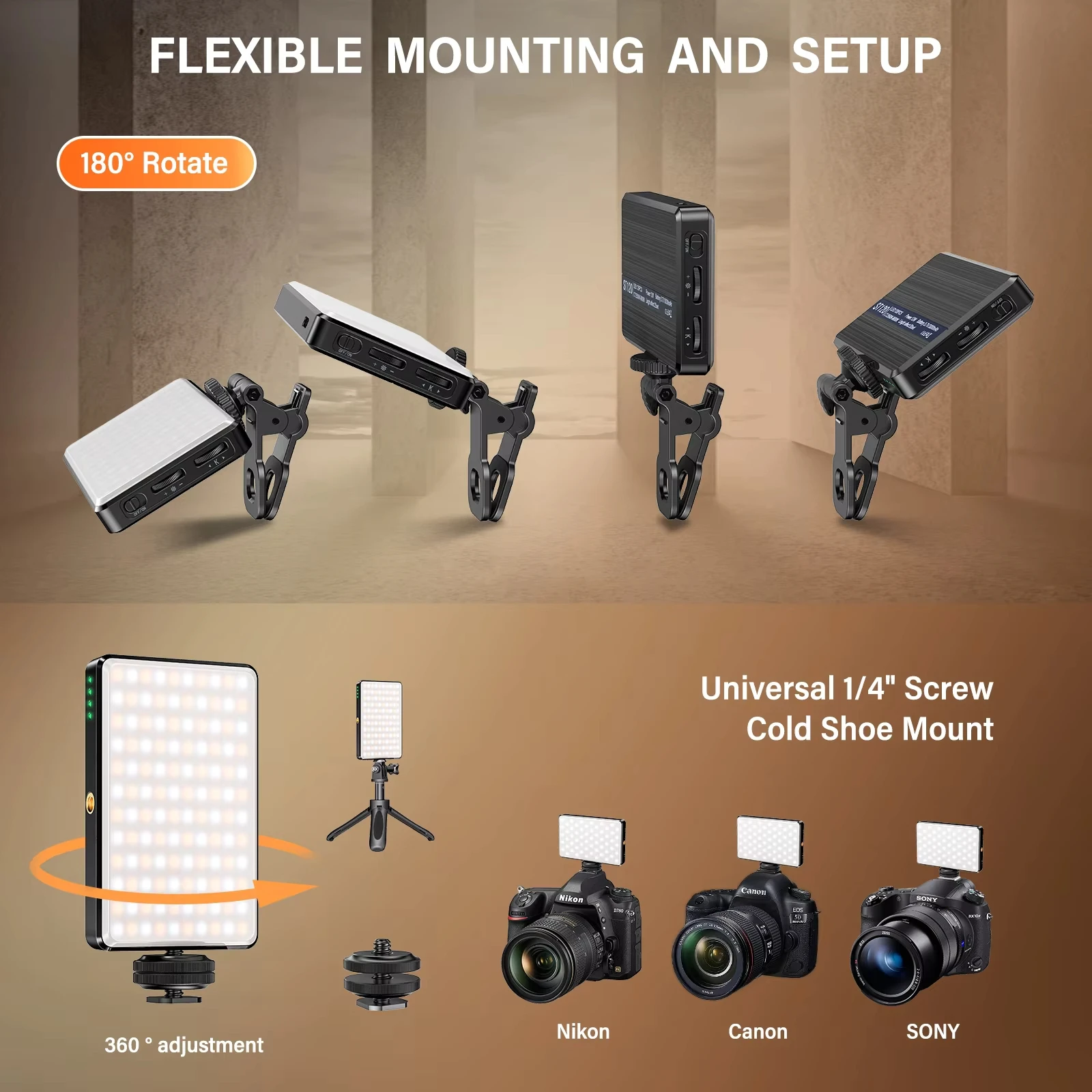 Lampu Selfie LED 3000mAh 120 L - Photography Lighting Uk ulasan dan harga