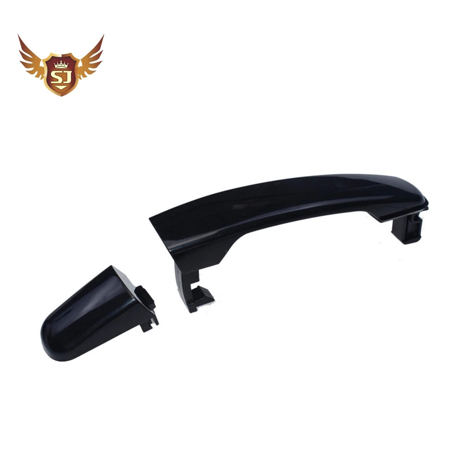 

Black Smooth Exterior Door Handle for 2005-2012 Equinox Chevrolet HHR Front Rear Left Right - Automotive Part