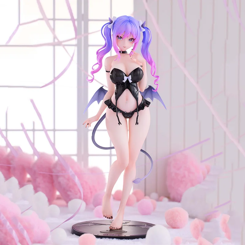 

Momoko Figures Momoroser Anime Figure 28cm Glowing Little Succubus Figurine Pvc Collection Statue Model Ornament Toys Gifts