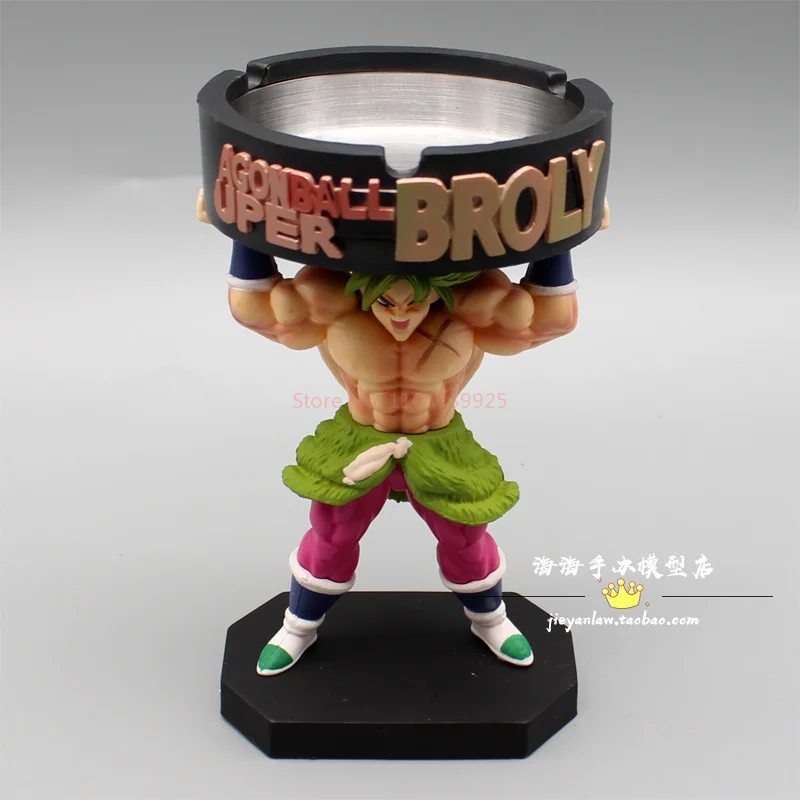 Dragon Ball Z Anime Action Figure, Majin Buu, modelo de vinil, Artware, ornamento de mesa, Cool Toys, modelos, cinzeiro distintivo, 13cm