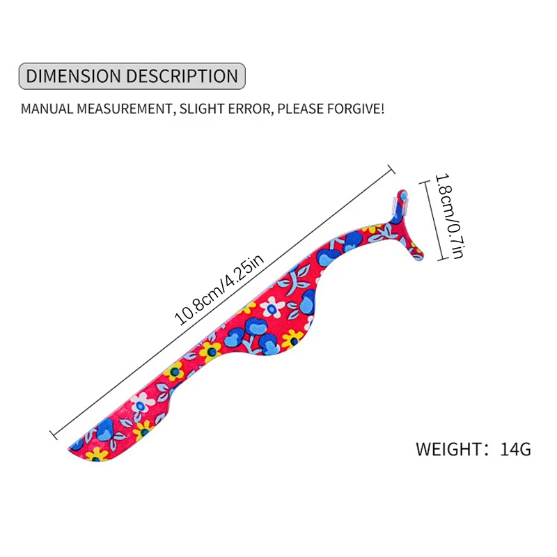 Aço inoxidável cílios Pinças, cílios postiços Aplicador, Extensão Curler, Nipper Clip, Ferramentas Clamp Maquiagem, 1Pc