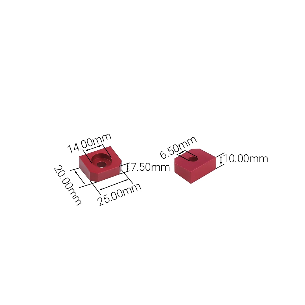 BulkMan3D High Quality Wholesale Short Fence Stop Large M6 Aluminium for CNC Baseboard Fixed Baseboard Bracket
