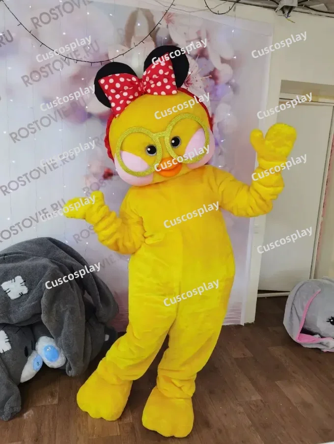 Christmas Baby Duck Easter Yellow Cute Suit Mascot Costume Halloween Mascot Costume Animal Mascot Costume