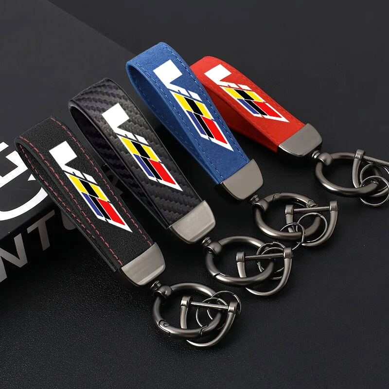 Keychain Key Cover For Cadillac V Series For Cadillac V Series CTS-V ATS Vsport CT5-V Blackwing Accessories Key Ring Car Gift