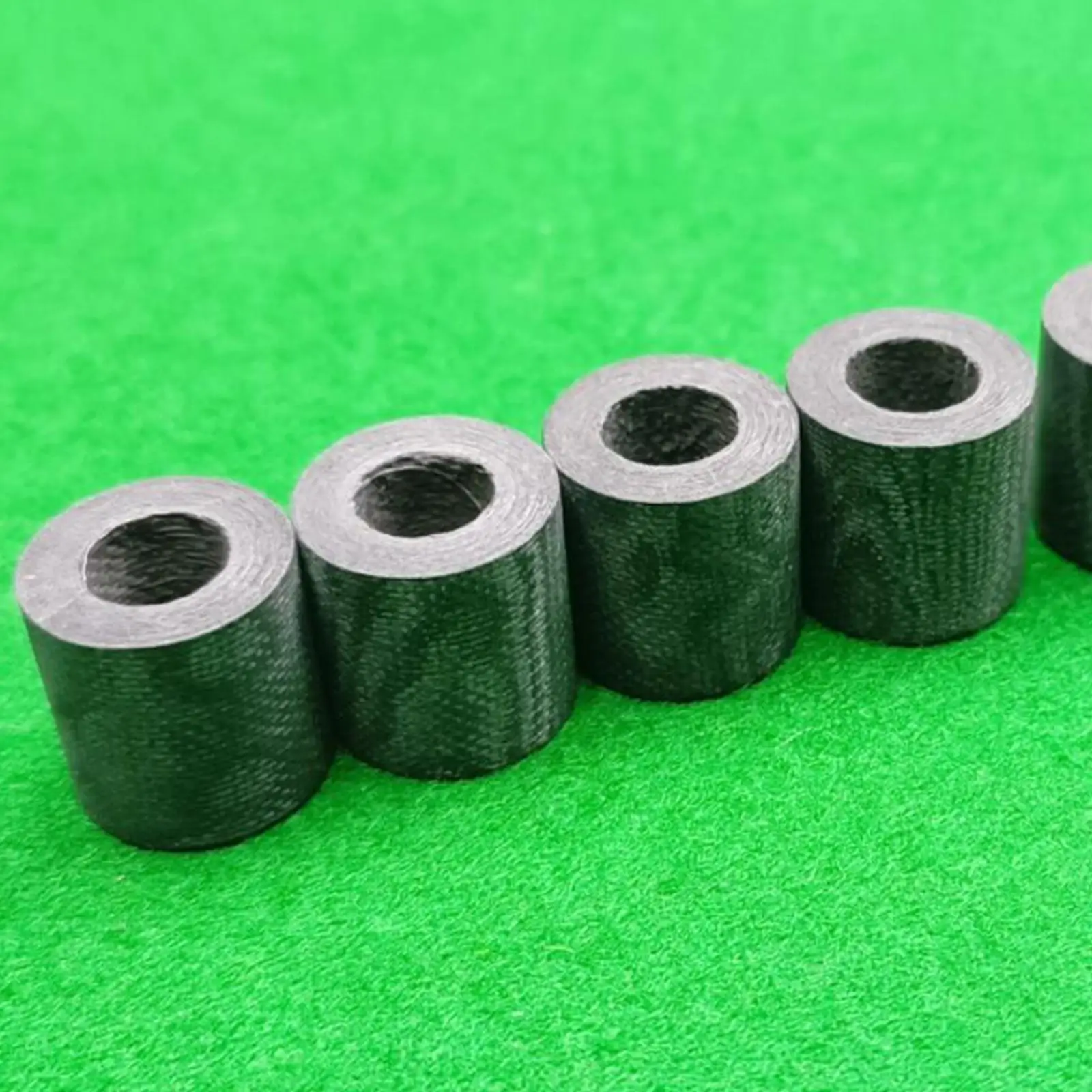 

Billiard Cue Ferrule Carbon Fiber Easy Install Pool Cue Tip Shaper Repair Accessory for Snooker and Billiard Practice