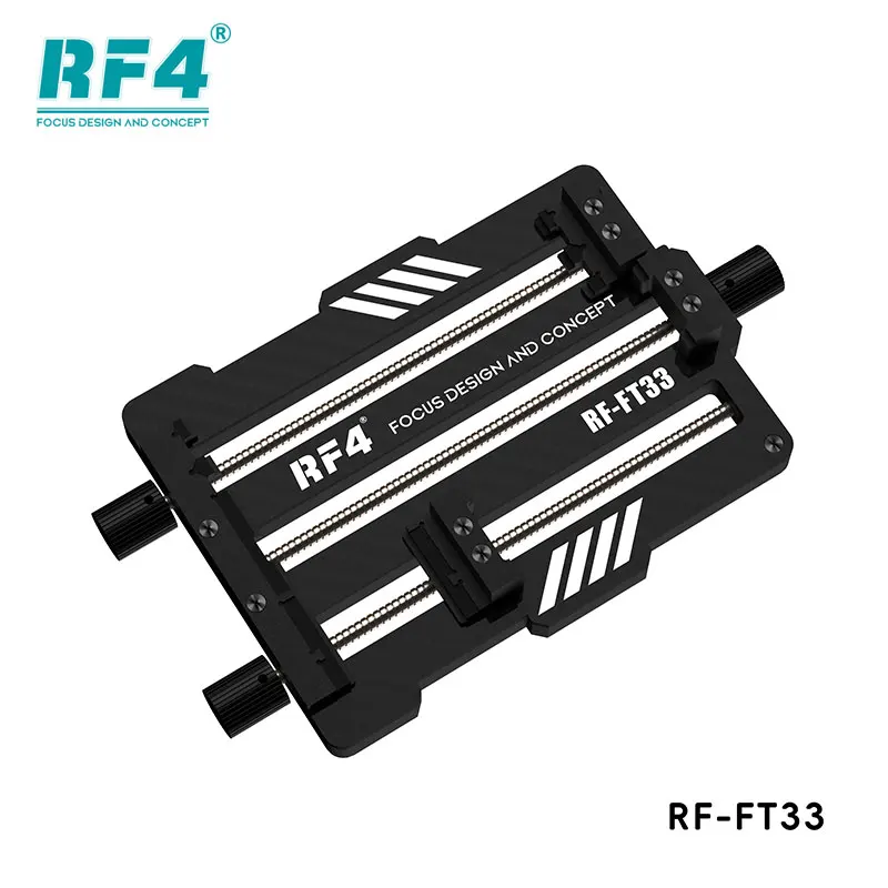 

RF4 RF-FT33 Универсальное приспособление для ремонта материнской платы, спиральная конструкция шарнира, 3 зажима для процессора/жесткого диска, зажимы для чипов с защитой от повреждений