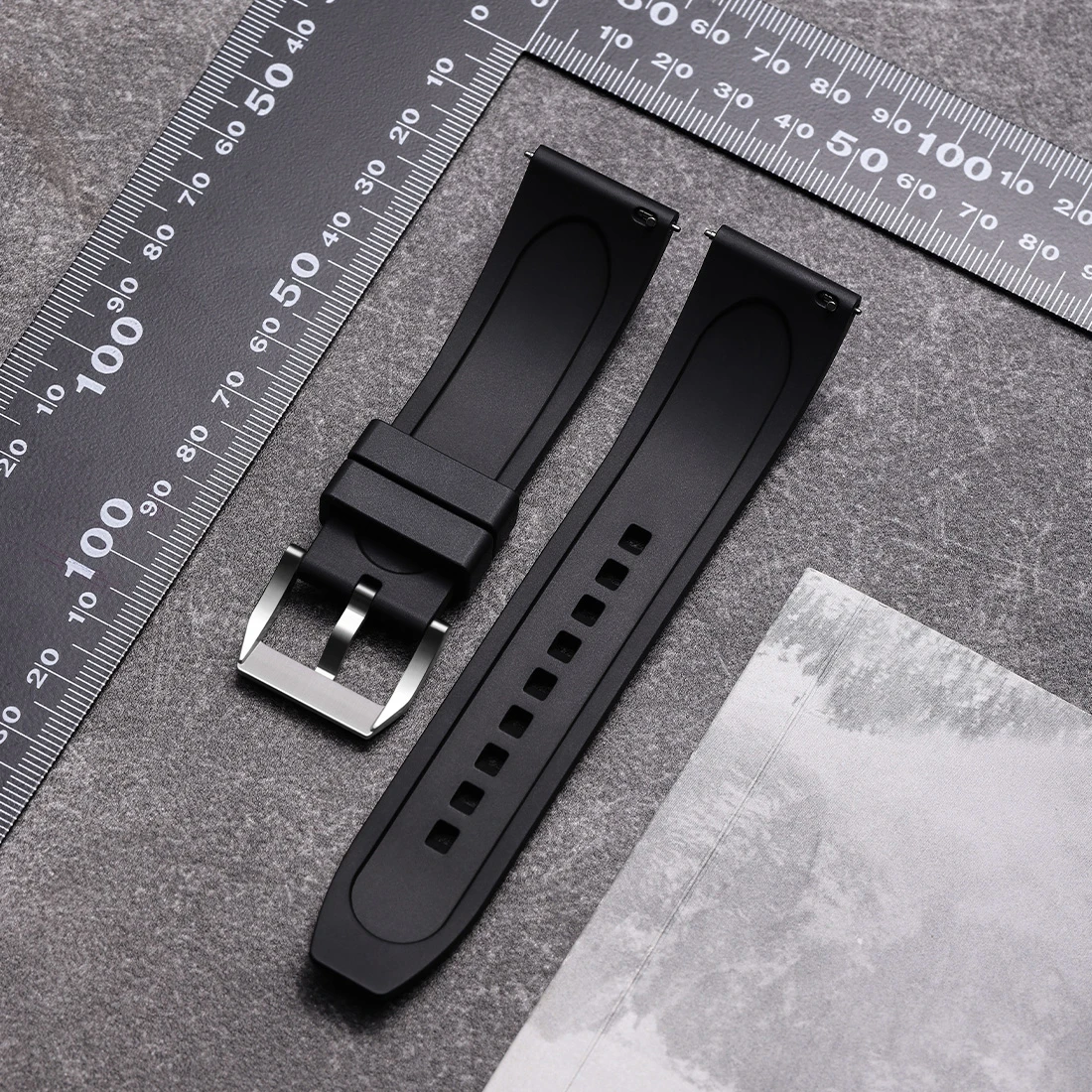 Quick Release Rubber Watch Strap 19mm 20mm 21mm 22mm 23mm 24mm Accessories Smart Watch Band For ROLEX IWC OMEGA Bracelet