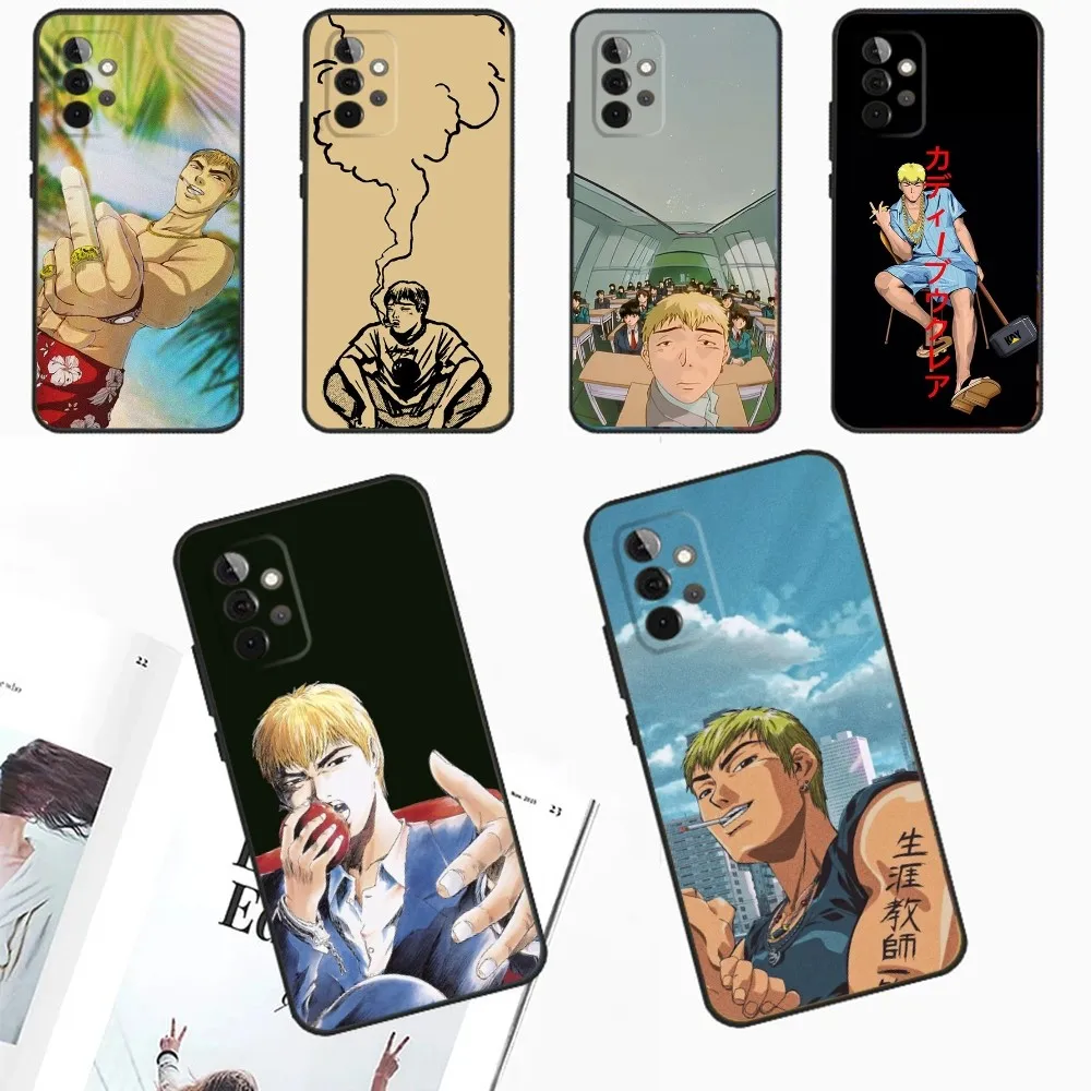 G-GTO Great Teacher Onizuka Phone Case For Samsung Galaxy A13,A21s,A22,A31,A32,A52,A53,A71,A80,A91 Soft Black Phone Cover