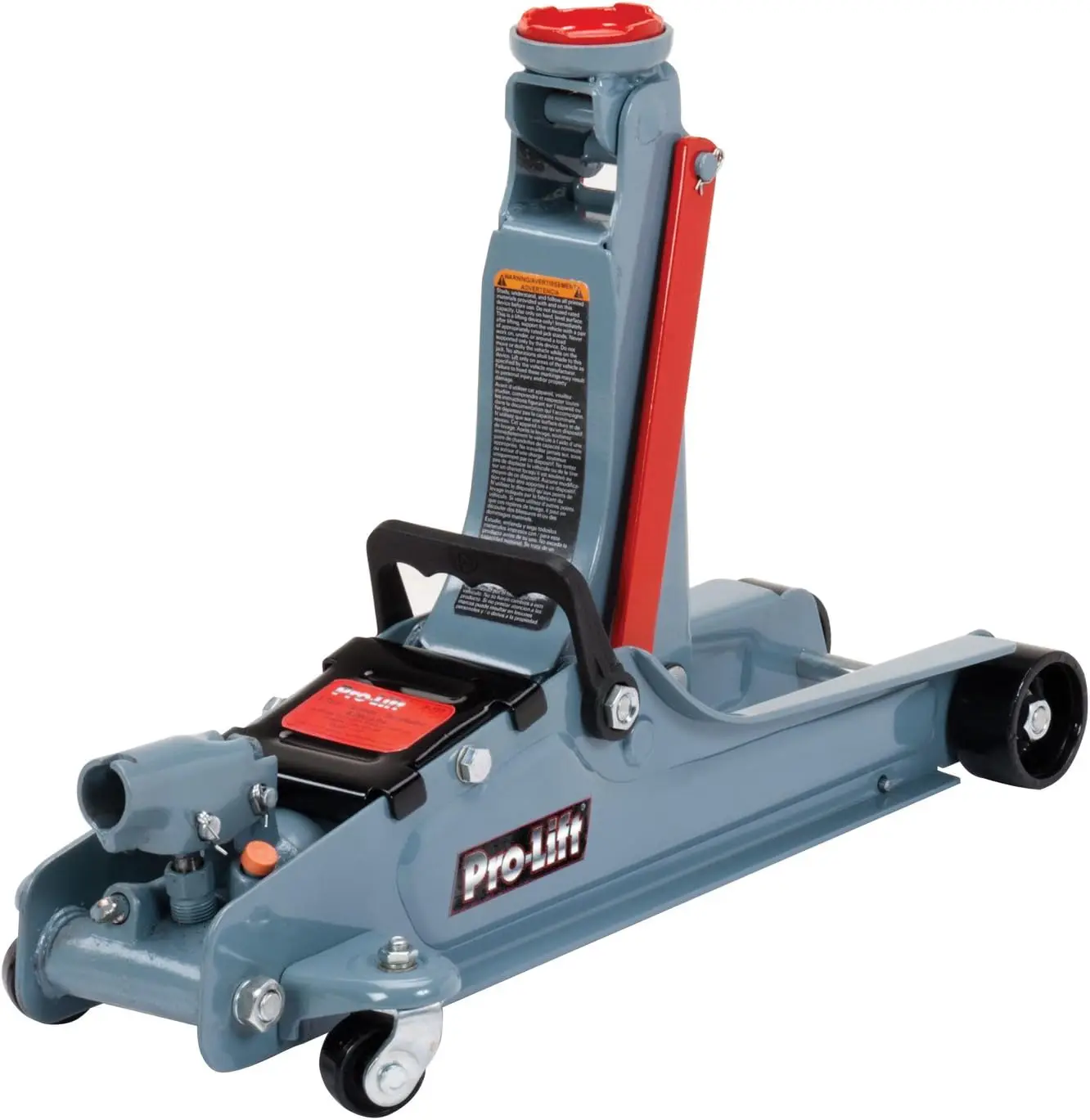 F-767 Grey Low Profile Floor Jack - 2 Ton Capacity 14 Inches Grey