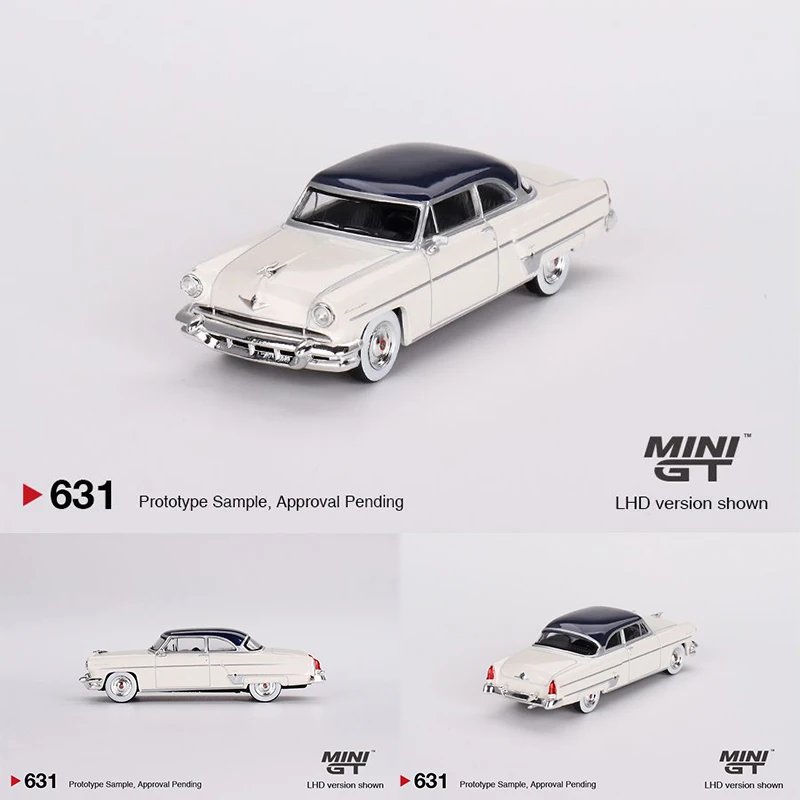 

Миниатюрная коллекция моделей под давлением MINIGT 631 в наличии 1:64 Капри 1954 Arctic White