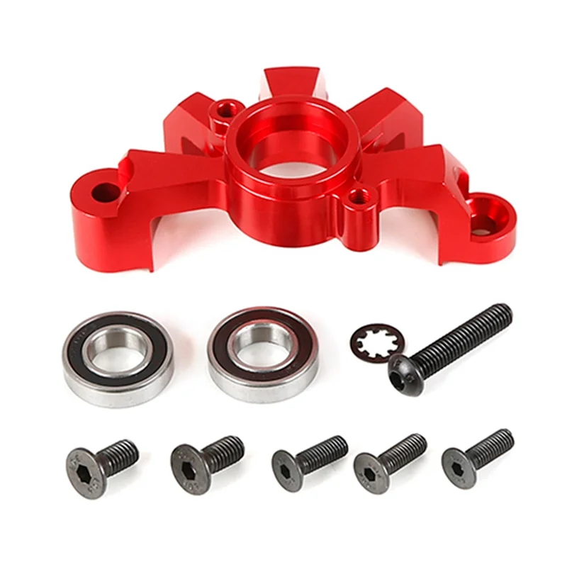 CNC Metal Clutch Tripod Metal Clutch Bell Mount for Rc Car 1/5 HPI ROFUN BAHA KM Rovan Baja 5B 5T 5Sc Toys Parts,Red