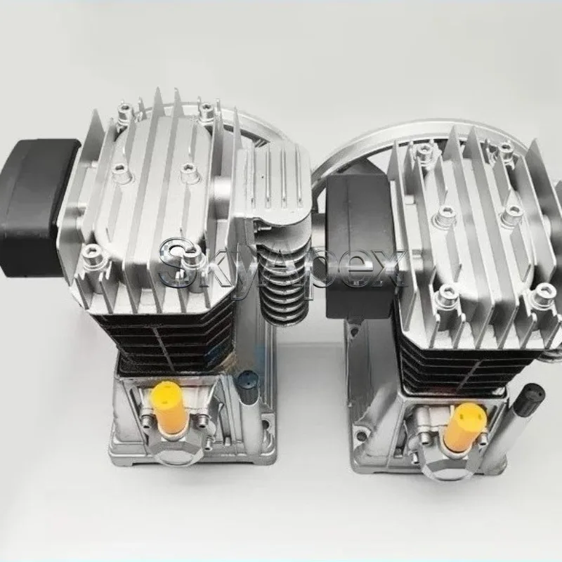 Three Cylinder Air Compressor Piston Compressor Head Assembly Air Pump Head Industrial Business Accessories view 3