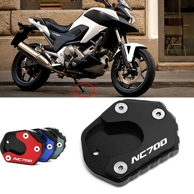 

For Honda Nc700 Nc700x Nc700s Nc 700 S X 700D Nc700d Motorcycle Kickstand Side Stand Enlarger Pad Plate Accessories 2012-2024