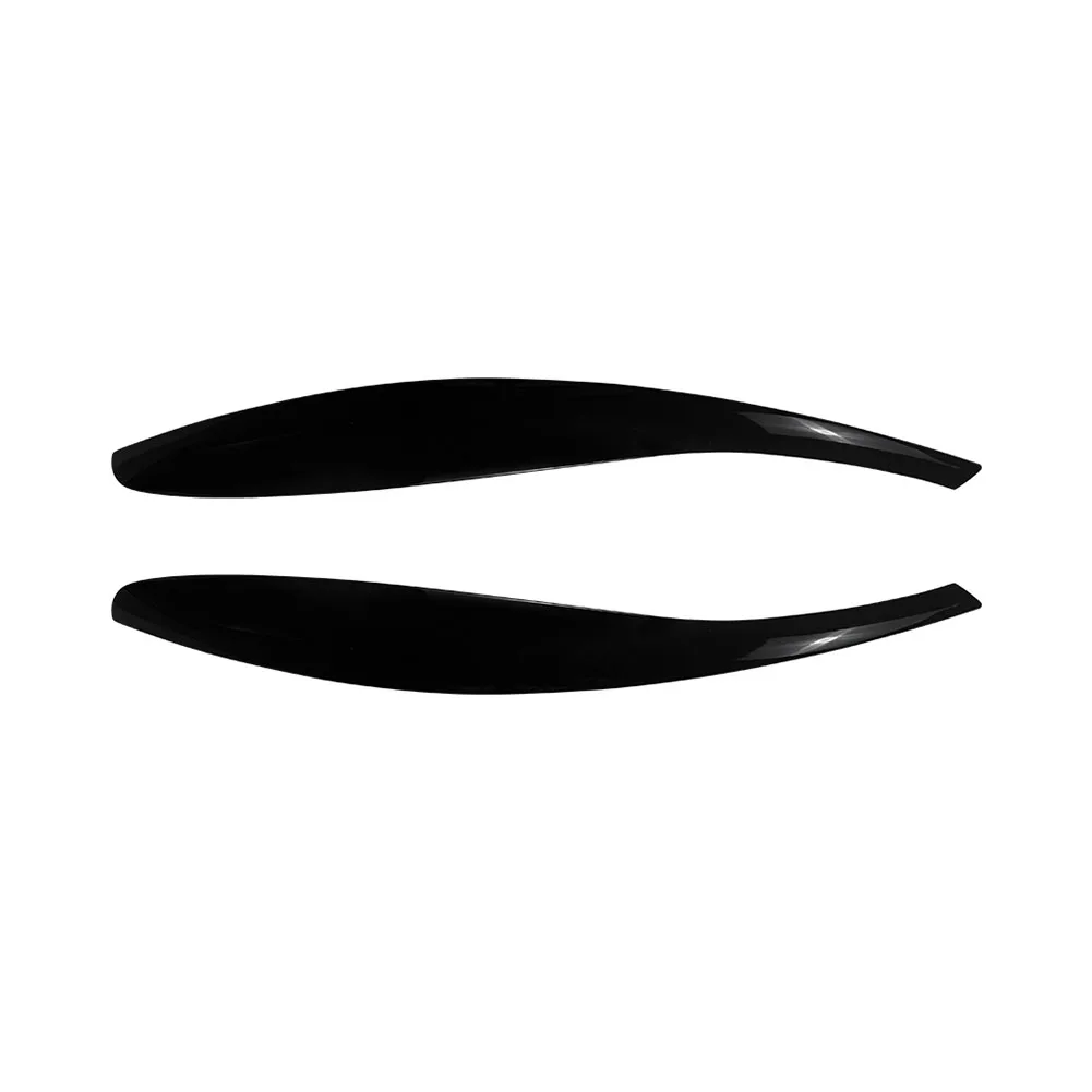 

Replacement Headlight Eyebrows Headlight Trim Car Headlight Trim Piano Black Headlight Eyebrows Sporty Look Design