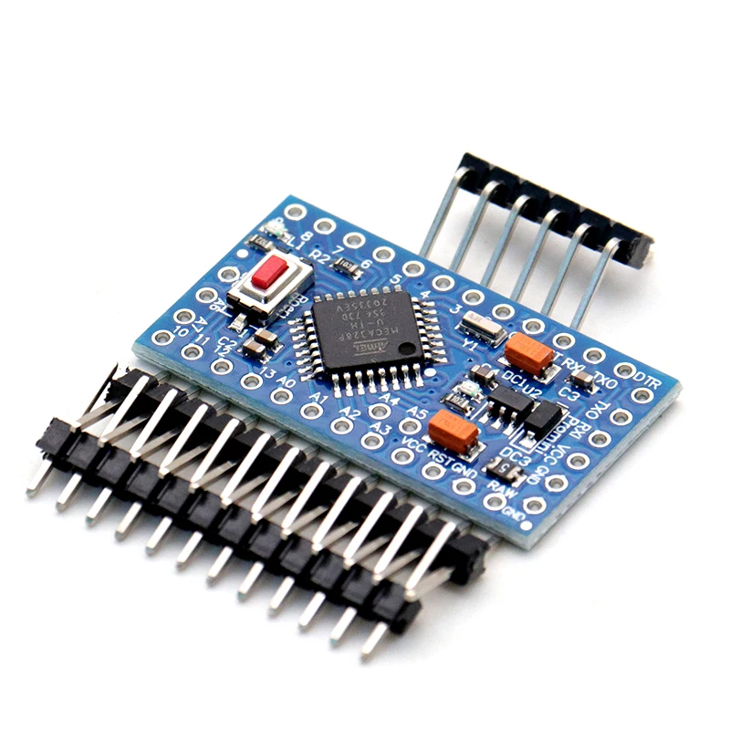 ATMEIncome-Module de bloc de construction électronique, support coule, Pro Mini, version améliorée, 328P, 5V, 16M, 10 pièces