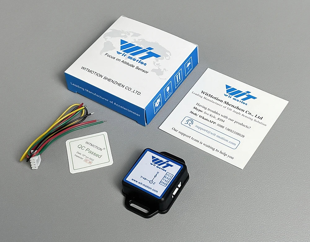 WitMotion WT61C AHRS Inclinometer Accelerometer+Gyroscope+Angle(High-Precision 3-Axis XYZ, 100HZ Output), Provide PC/Android App