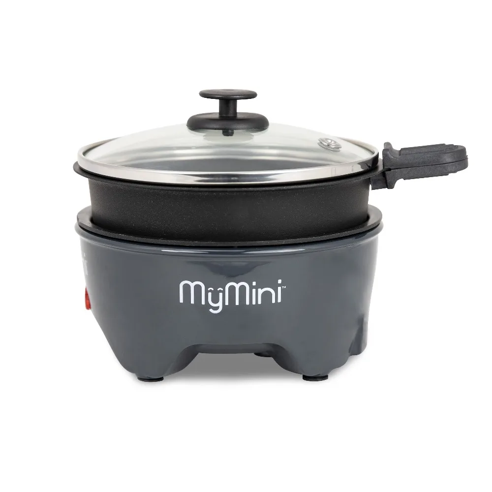 Best-selling home items Electric Hot Pot Multi Cooker 5 Inch Ramen Noodle Cooker Steamboat Shabu Shabu with Adjustable Temperature view 2