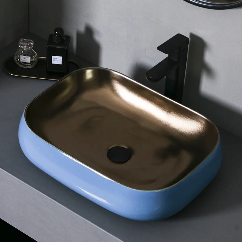 

China Procelain wash basin sink Lavabo ceramic art sinks Countertop wash basin ceramic bathroom sinks sink basin glazed