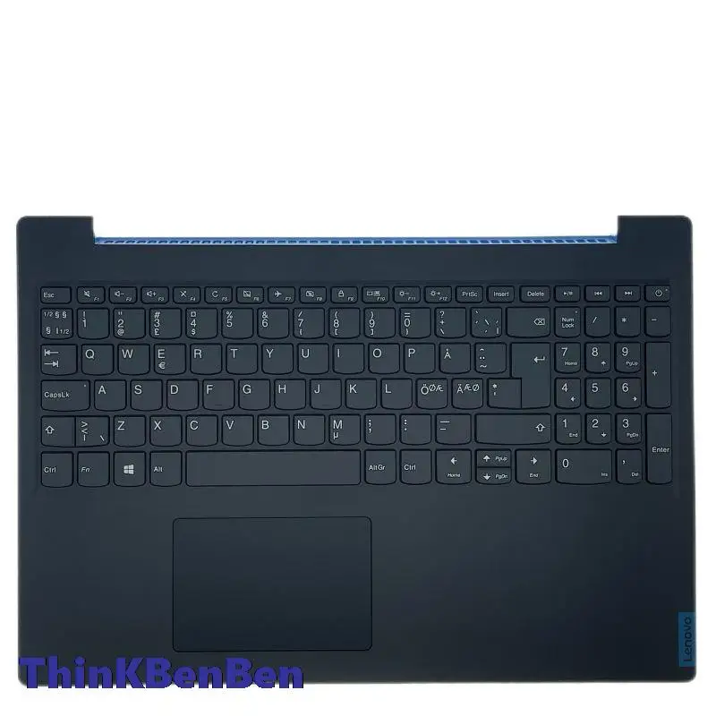 NDC 북유럽 키보드, 상단 케이스 포함, 팜레스트 쉘 커버, Lenovo Ideapad L340 15IRH 게임용 노트북 5CB0U42781