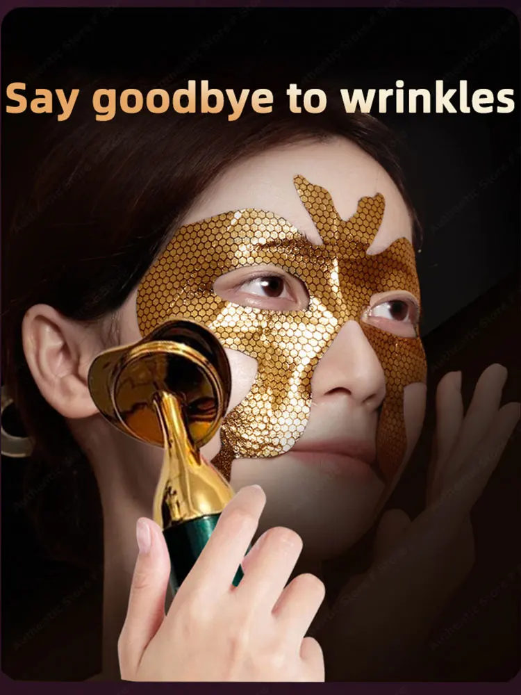 Máscara de olho para dormir instrumento de massagem de olhos de gel frio de colágeno