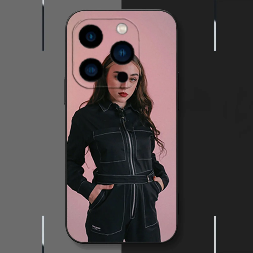 Singer N-Nicki N-Nicole Phone Case for iPhone 12 11 13 14 15 16 Max Pro Plus Black Soft Silicone Cover