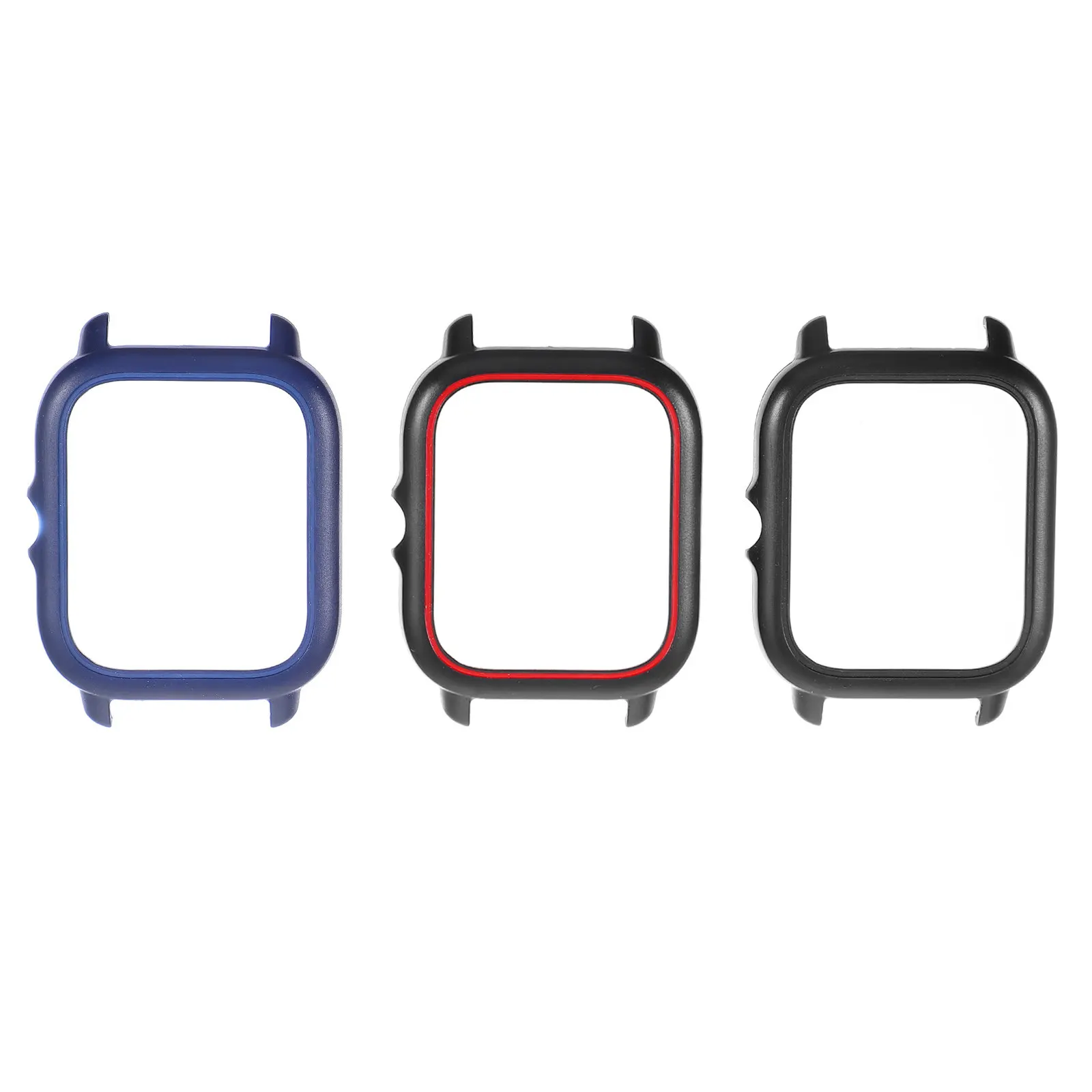 

3Pcs Protective Watch Covers Premium Hard Plastic Watch Case Protector for 3 Smartwatch Anti-Scratch Full Frame Shield