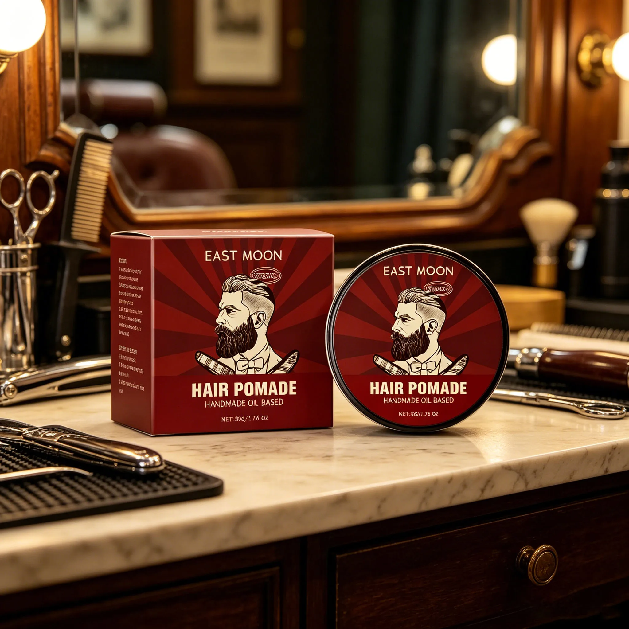 Men Styling Cream Long-Lasting Fluffy Prevent Dryness Refreshing Oil Control Creates Light Texture Moisturizing Styling Hair Oil