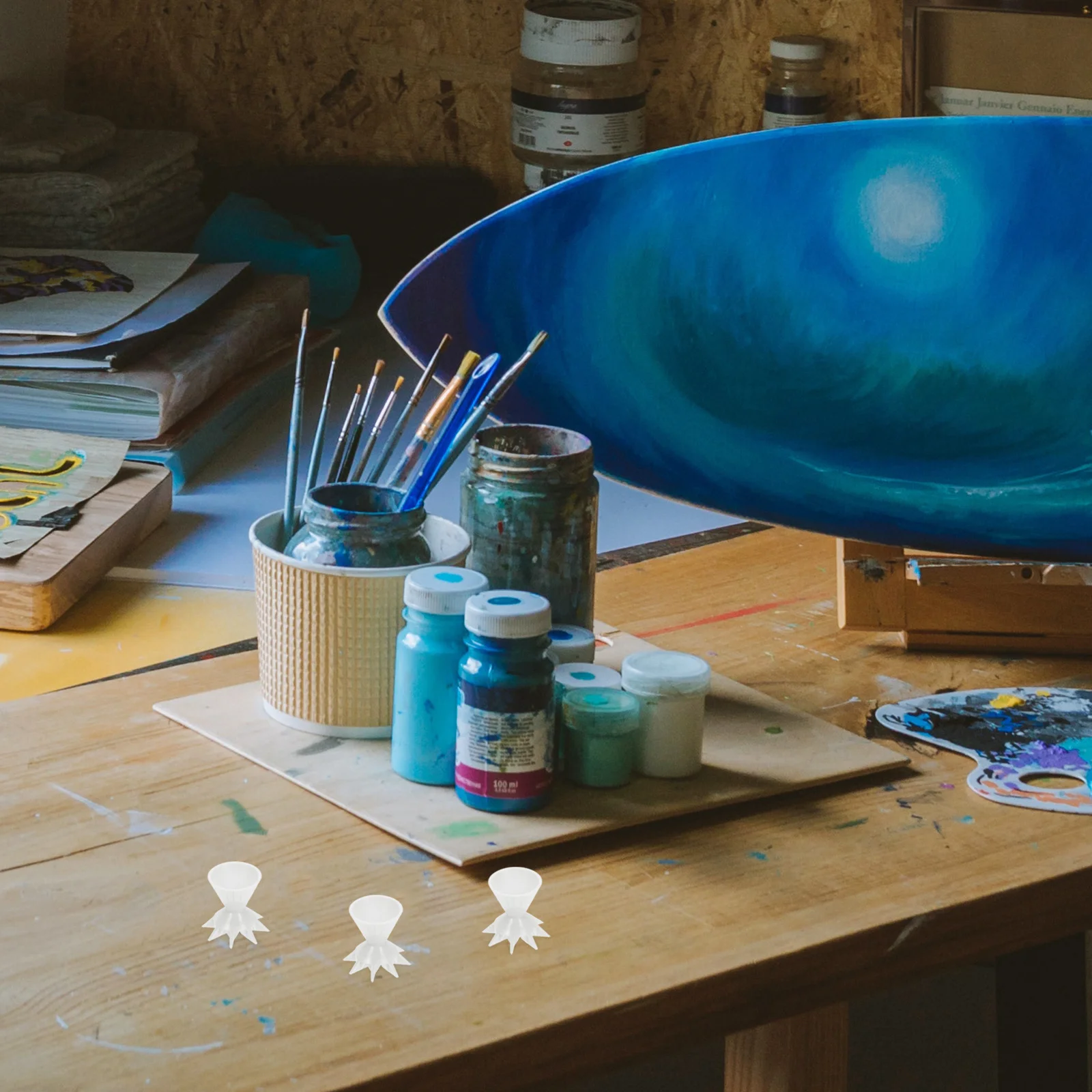 Mini Painting Funnel Small Portable Tool for Fluid Painting DIY Acrylic Pouring Supplies Artist Essential Cup for Paint Pour