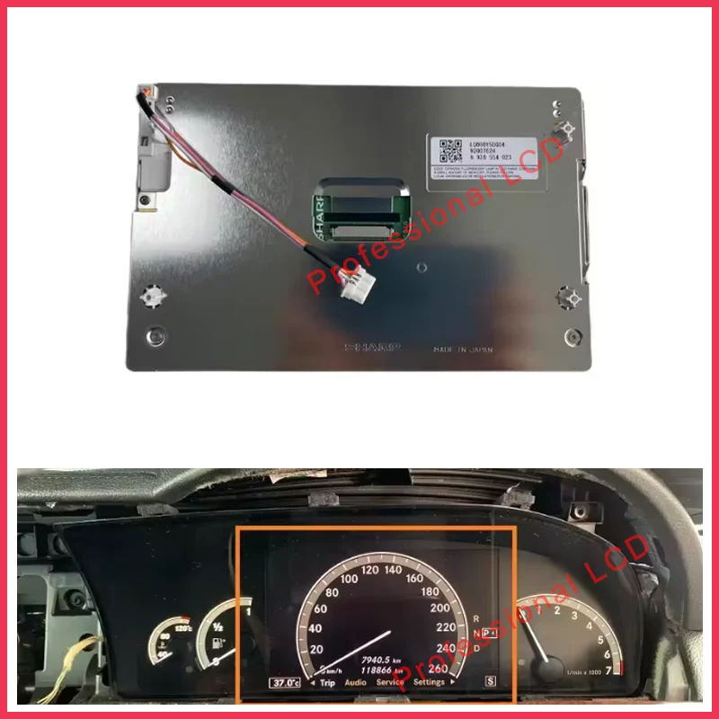 LQ080Y5DG04 Original 8'' Inch LCD Display  Screen Module LQ080Y5DG04 For Mercedes W211 Car DVD Navigaiton GPS Screen Systems