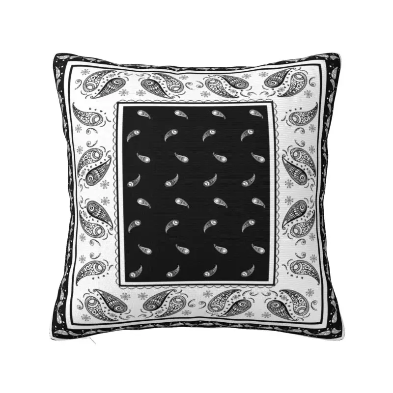 Luxury Ethnic Bohemia Style Paisley Bandana Cushion Covers 45x45cm Polyester Throw Pillow Case for Sofa Pillowcase Decoration