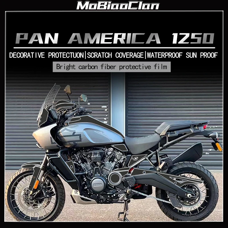 

For Harley-Davidson Pan American 1250ADV sticker 6D carbon fiber protective sticker body film anti-wear modification accessorie