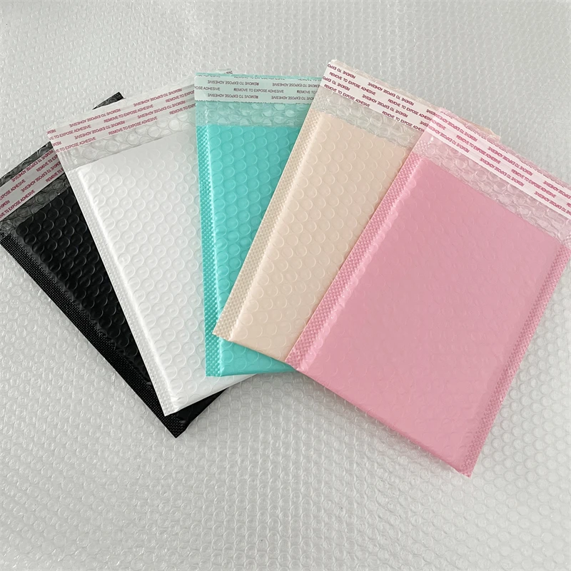 10pcs 25x30cm Bubble Mailers Self Seal Poly Mailers Padded Envelope Waterproof Shipping Bubble Envelopes for Mailing Packaging