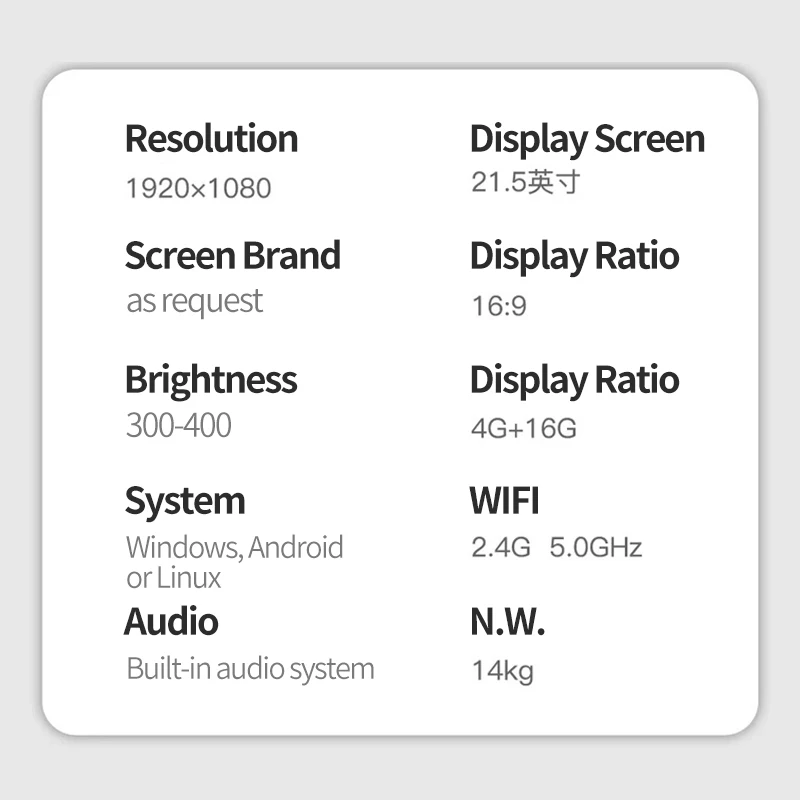 Cermin Penerangan Cerdas yang Dapat Disesuaikan dengan Lampu LED, Kamar Mandi, Hotel, Layar Iklan Cermin