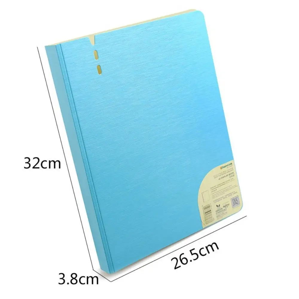 New PP A4 File Folders Waterproof D-Shaped Binder Display Book 4 Hole Loose-leaf Folder Stationery