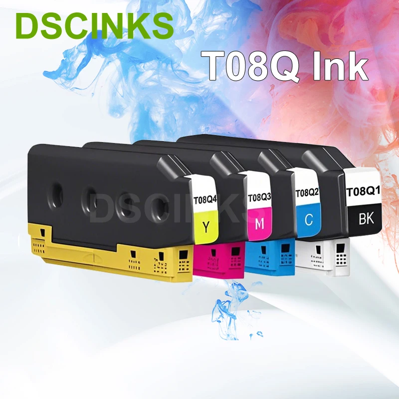 

T08Q for Epson T08Q1 T08Q2 T08Q3 T08Q4 Ink Cartridge for Epson AM-C550 printer just work for Europe machine