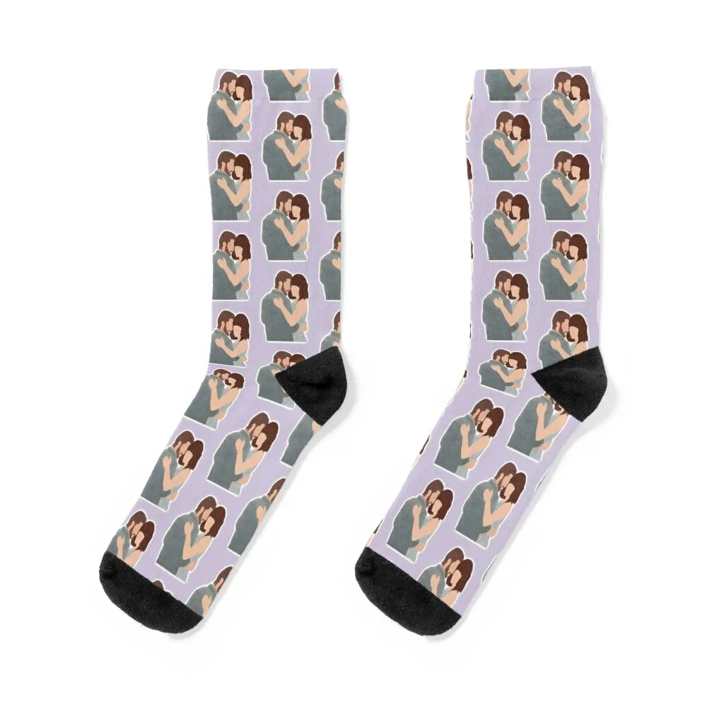 

It Was Always You: Elizabeth & David Socks Stockings hockey funny gifts man Mens Socks Women's