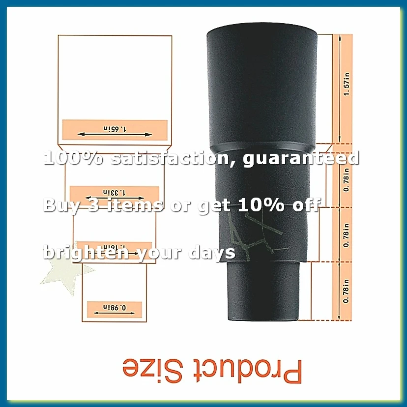 Vacuum Cleaner Power Tool Adaptor, 6 PCS Vacuum Hose Adapter Reducer Hose for Dust Extraction Vacuum Cleaner