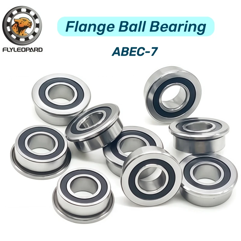 Łożysko MF148 2RS 8x14x4 mm ABEC-7 10 szt. Łożysko kulkowe kołnierzowe MF95RS MF105RS F695RS F623RS Podwójnie uszczelnione gumą, stabilna praca