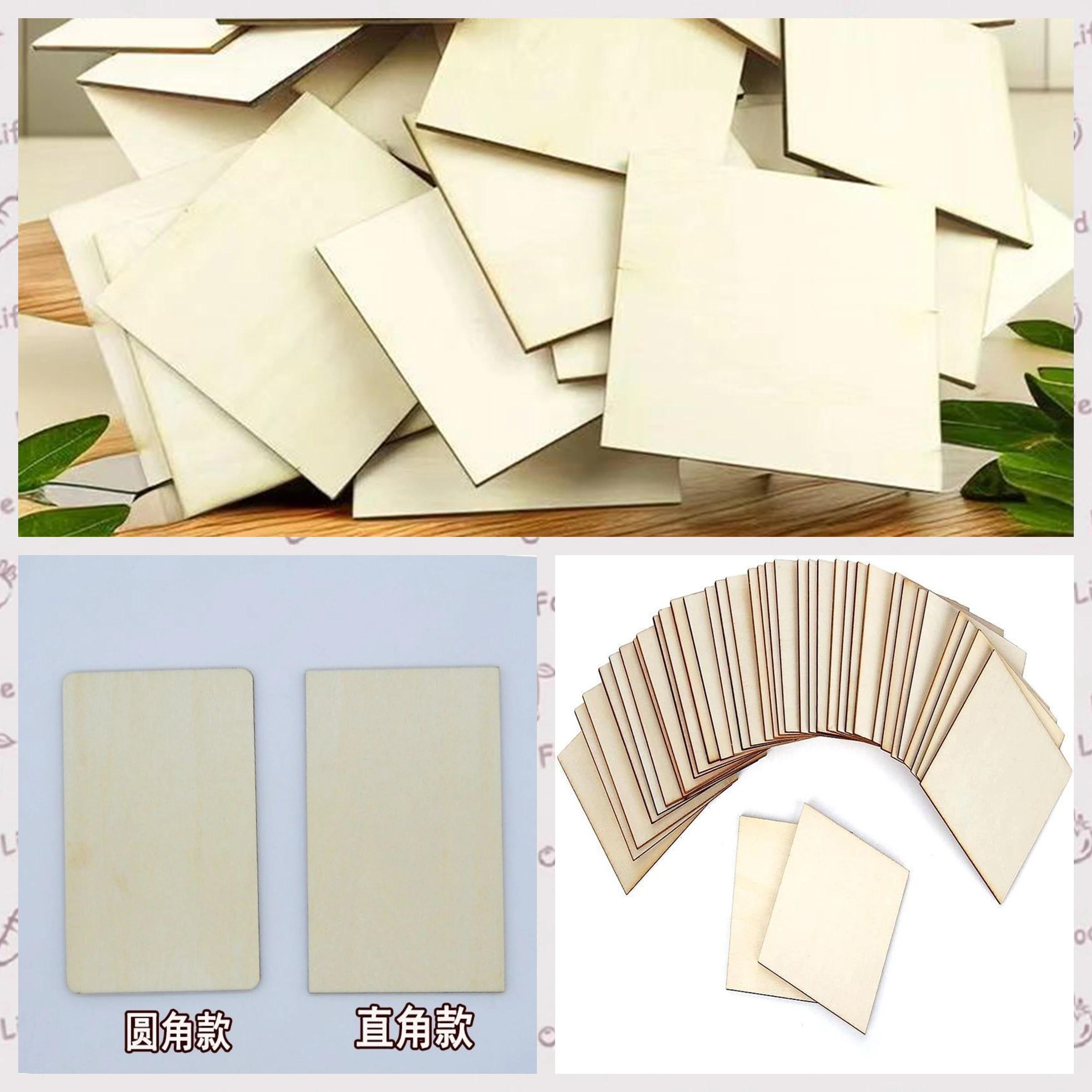 

10 pieces of 10 cm unfinished wood, natural wood slices for painting, writing and carving, DIY crafts, home decorations