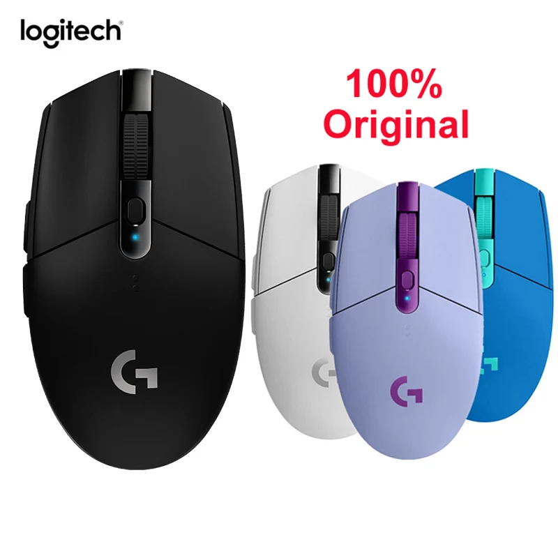 Logitech G304 Wireless Mouse 6 Programmable Buttons USB Wireless Mouse HERO Sensor 12000DPI Adjustable Gaming Optical Mice Logi